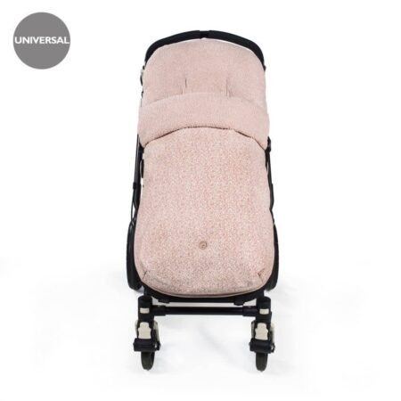 Pasito a Pasito - Footmuff Flower Mellow Pink Faux Leather (Fm)