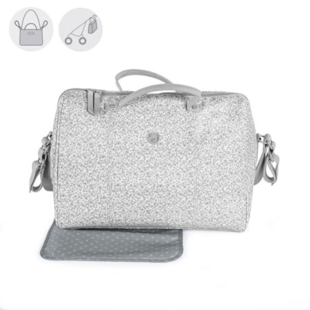Pasito a Pasito - Pasito a Pasito - Changing Bag Flower Mellow Grey (Fm)
