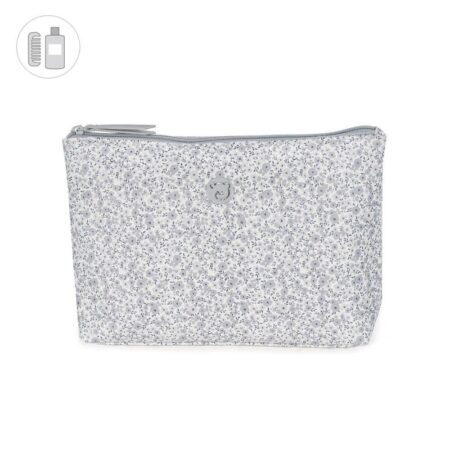 Pasito a Pasito - Toilet Case Flower Mellow Grey (Fm)