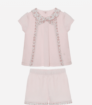 Patachou - 2Delig Huispakje - Roze/Gebloemd