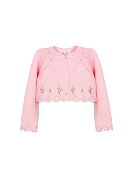 Patachou - Gilet tricot roze