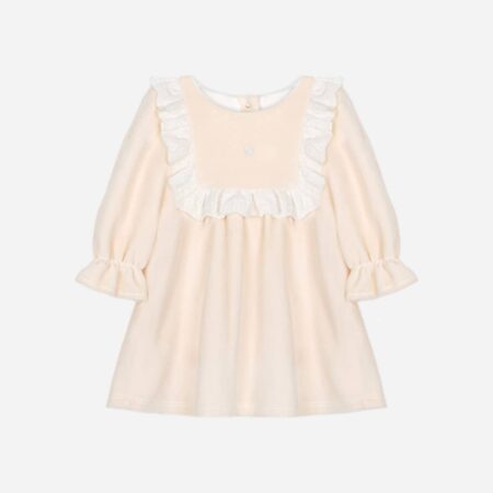 Patachou - Jurk velours - beige