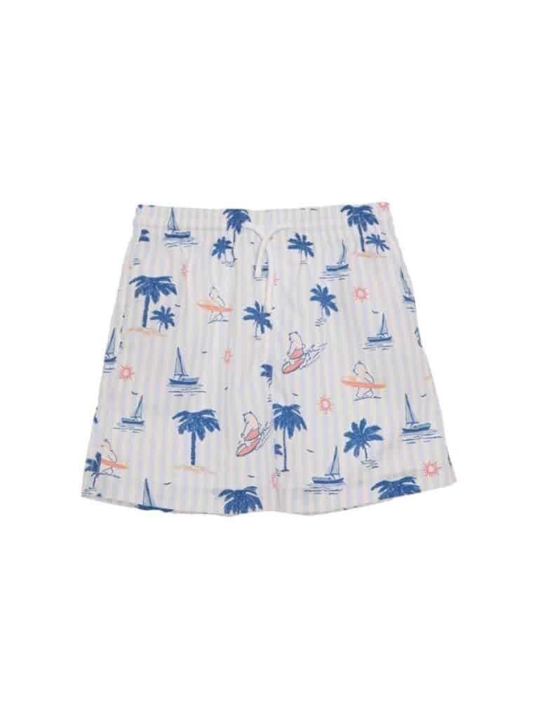 Patachou - Zwemshort Surf print - blauw