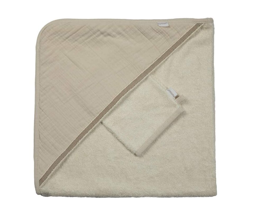 Pericles - Badcape+Washand Creme