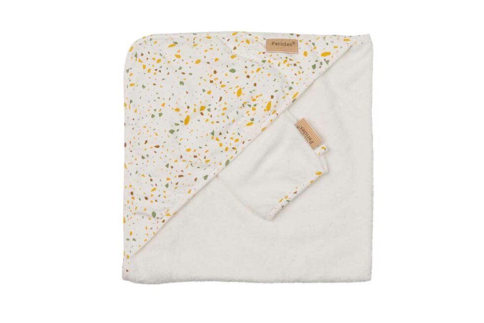Pericles - Badcape+Washand Sprinkles Multi
