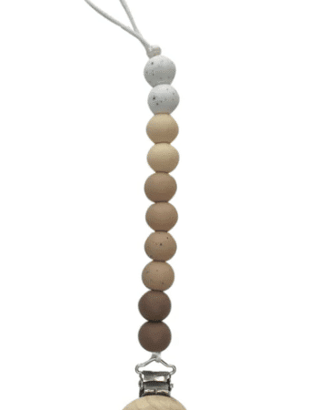 Pericles - Clip Silicone Beads Ombre Brown
