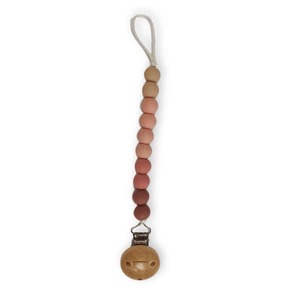 Pericles - Clip Silicone Beads Ombre Rose