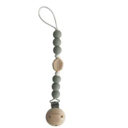 Pericles - Clip Silicone Leaf Beads Sage