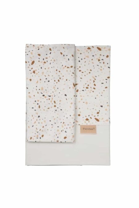 Pericles - Laken+Sloop Bed Sprinkles Taupe