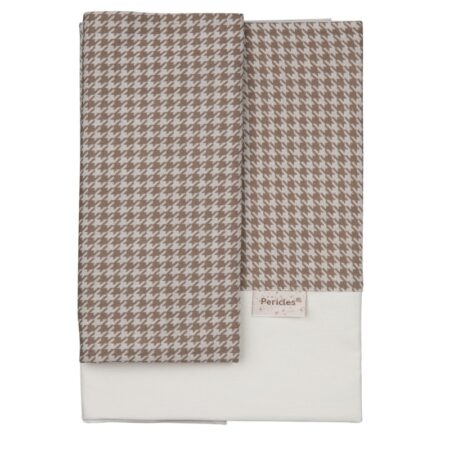 Pericles - Laken+Sloop Bed Pied De Poule