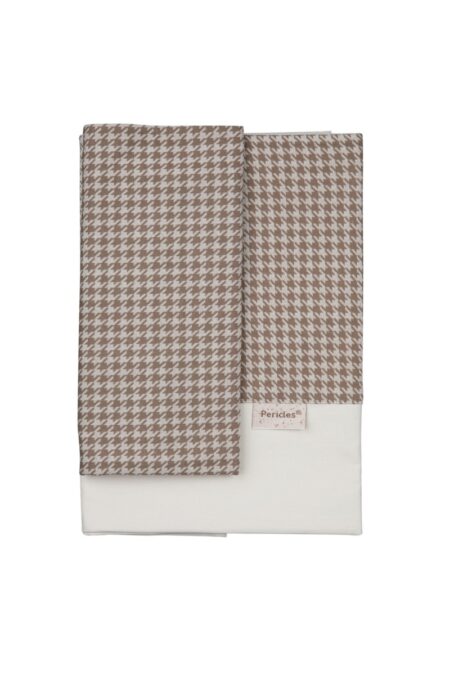 Pericles - Laken+Sloop Bed Pied De Poule