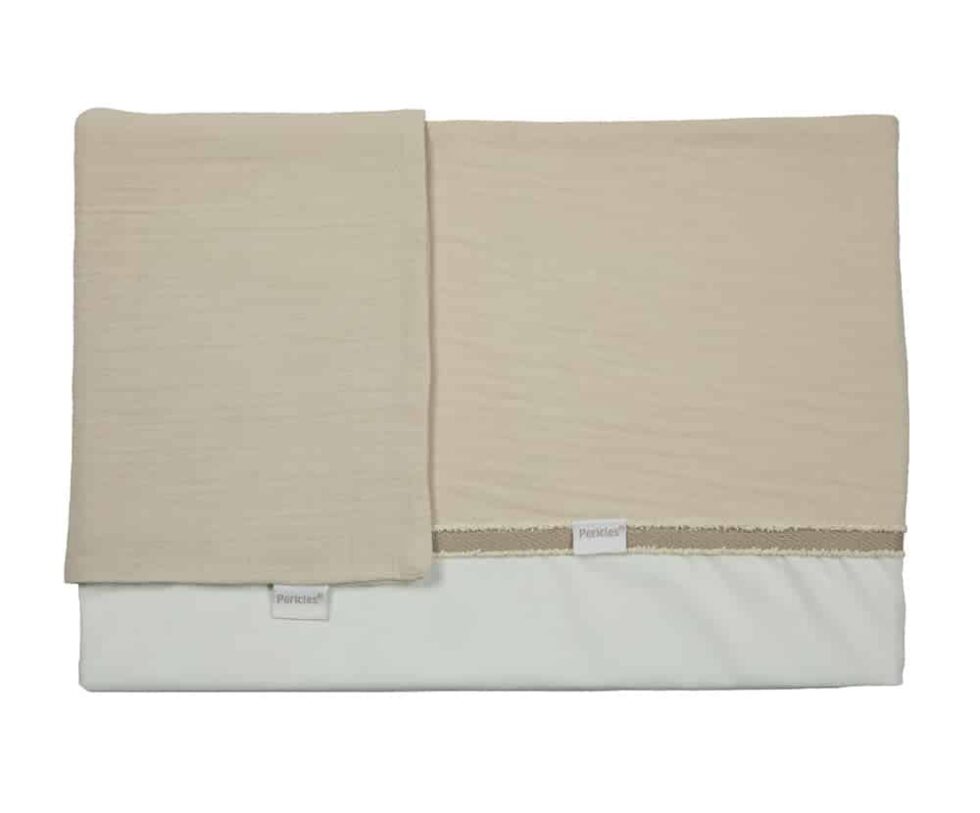 Pericles - Laken+Sloop Wieg Creme