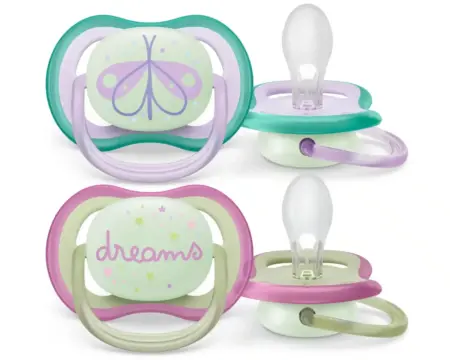 Philips-Avent - Fopspeen +0M Air Night Vuurvlieg/Droom