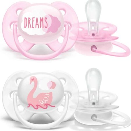 Philips-Avent - Fopspeen +0M Soft Deco Girl