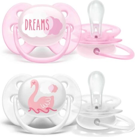 Philips-Avent - Fopspeen +0M Soft Deco Girl