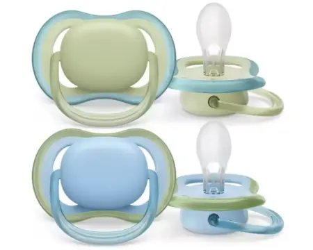 Philips-Avent - Fopspeen +0M Ultra Air Pistache Blauw