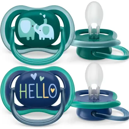 Philips-Avent - Fopspeen +18M Ultra Air Olifant/Hallo