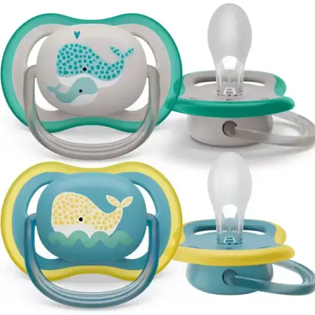 Philips-Avent - Fopspeen +18M Ultra Air Walvis