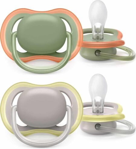Philips-Avent - Fopspeen +6M Air Grijs Olijf