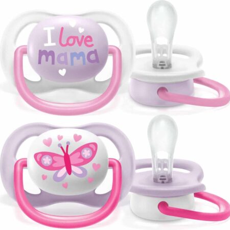 Philips-Avent - Fopspeen +6M Air Happy Range Girl