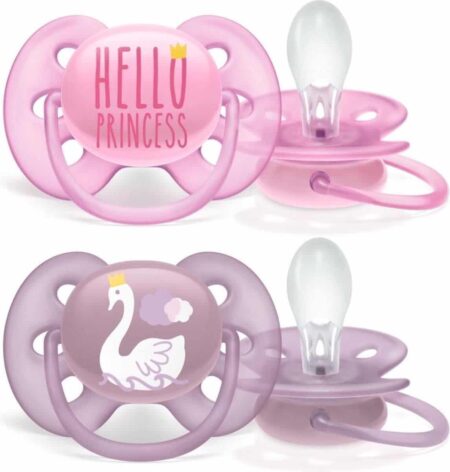 Philips-Avent - Fopspeen +6M Soft Deco Girl