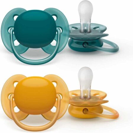 Philips-Avent - Fopspeen +6M Soft Groen Geel