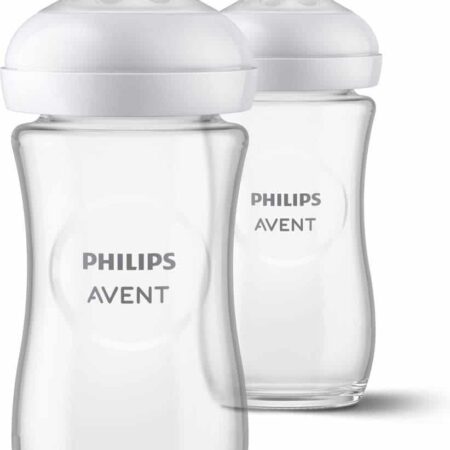Philips-Avent - Natural 3.0 zuigfles 240 ml Glas Duo