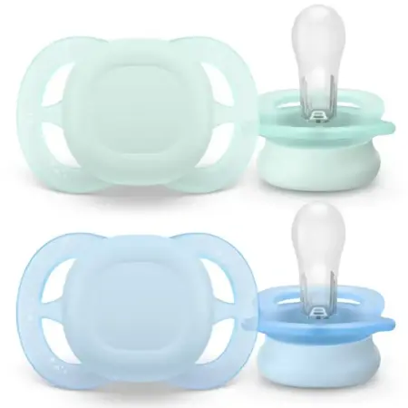 Philips-avent - Fopspeen +0M Ultra Start Groen/Blauw