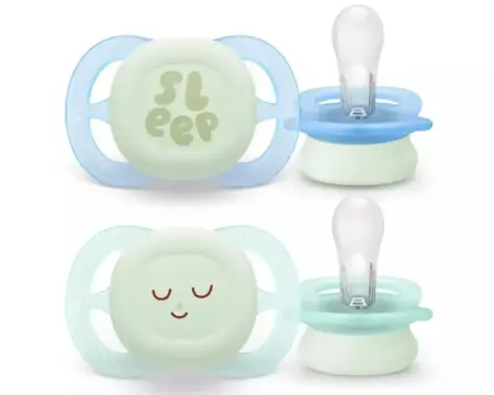 Philips-avent - Fopspeen +0M Ultra Start Night Groen/Blauw