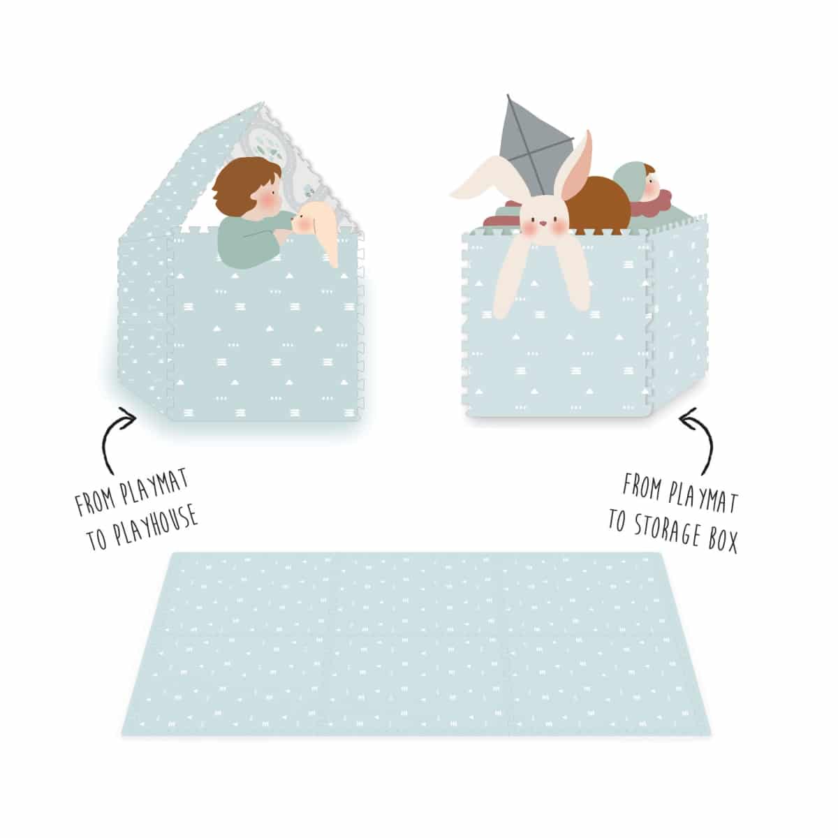 Play & Go - EEVAA - Road (120 x 180 cm - 6 tiles)