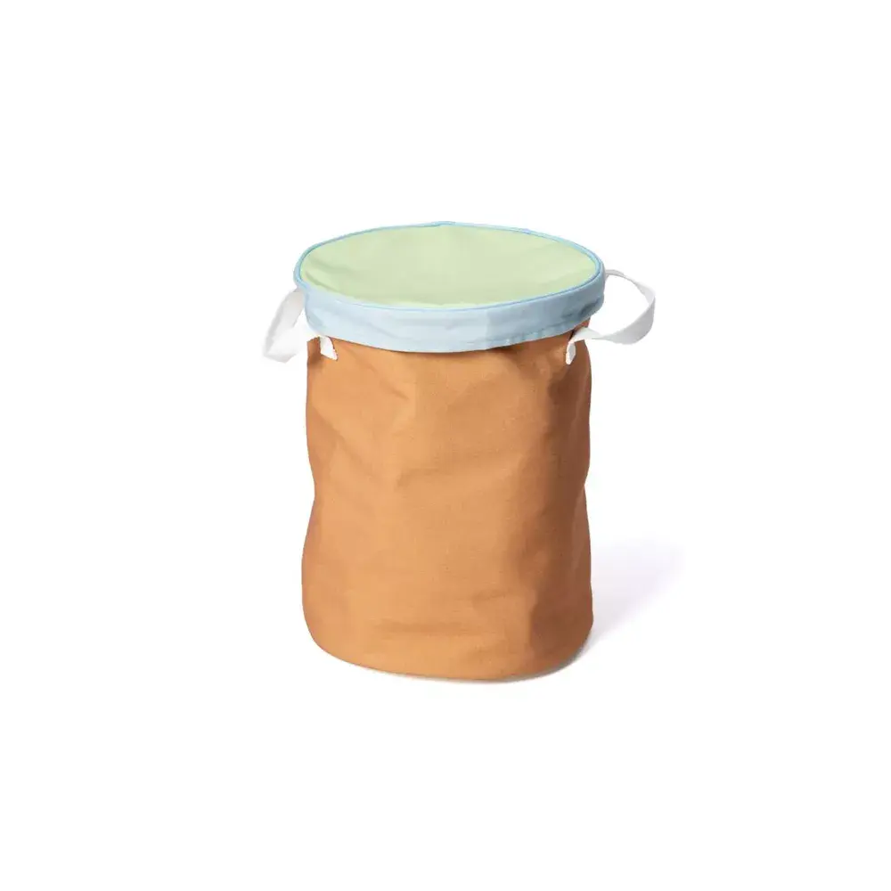 Play & Go - Opbergmand Met Speeltapijt - Zoo Terracota 140cm