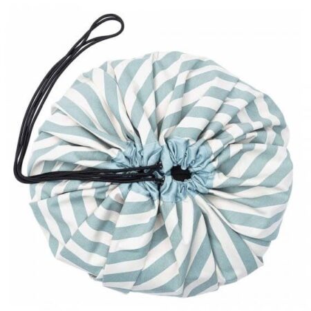 Play & Go - Opbergzak - Speeltapijt Stripes Green