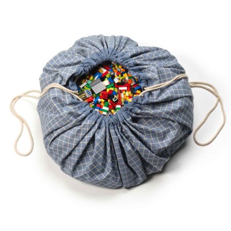 Play & Go - Original - organic - grid blue