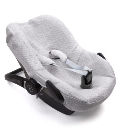 Poetree Kids - Autostoeltje hoes - Chevron Light Grey