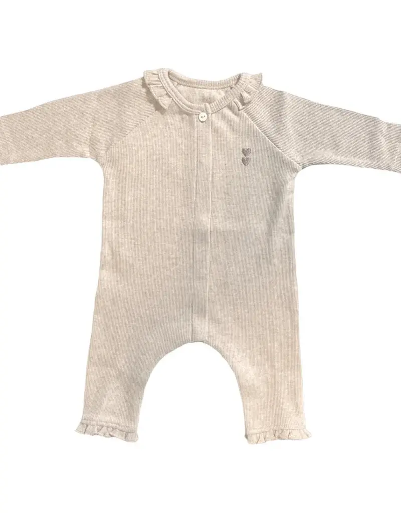 Poetree Kids - Baby suit Olivia Sand - Ruffles