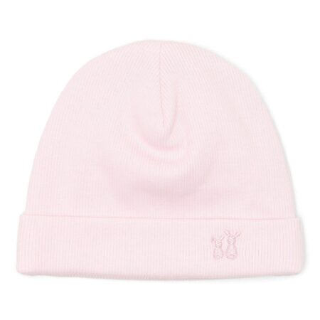 Poetree Kids - Babymutsje Olivia 2x2 rib Soft Pink newborn