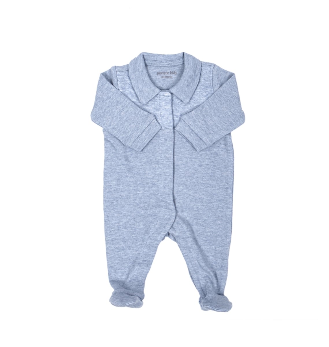 Poetree Kids - Babypakje Chevron Denim Blue maat 50cm