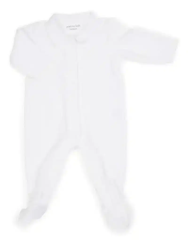 Poetree Kids - Babypakje Velours Wit