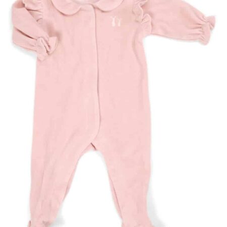 Poetree Kids - Babypakje Velours met Ruffles Blush Pink