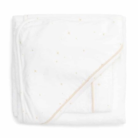 Poetree Kids - Badcape & washandje - Etoile Sand