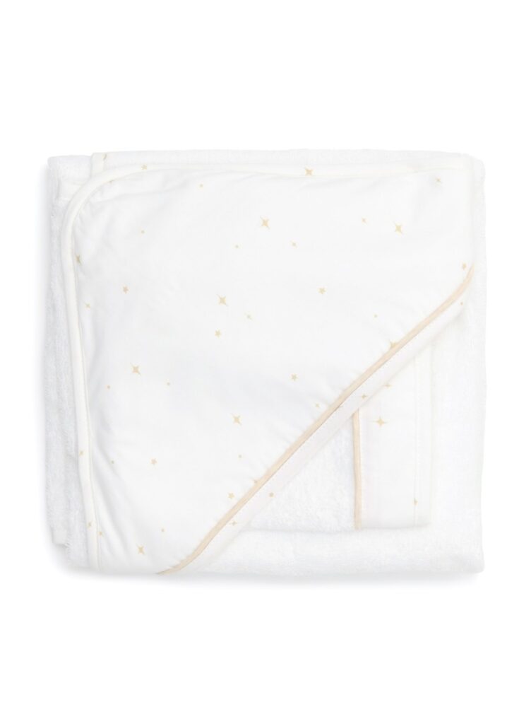 Poetree Kids - Badcape & washandje - Etoile Sand
