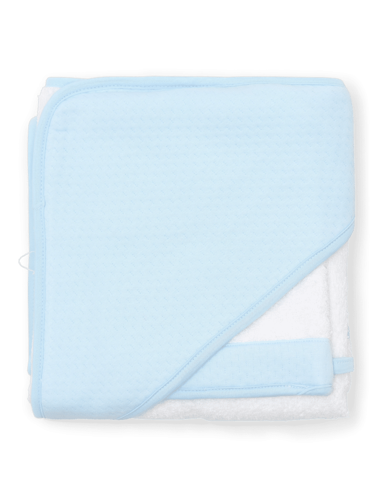 Poetree Kids - Badcape & washandje Blauw - Blue Dreams Collection