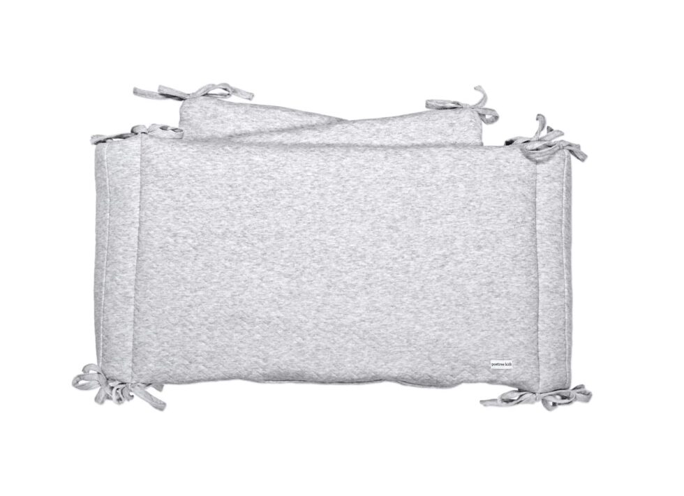 Poetree Kids - Bedomranding 40x210cm - Chevron Light Grey