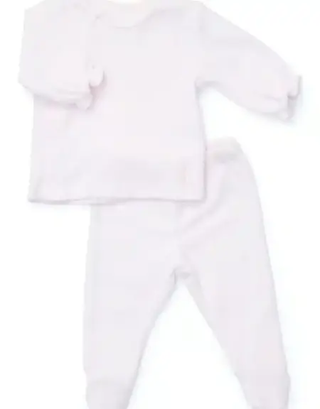 Poetree Kids - Comfy Velours Baby Set Soft Pink