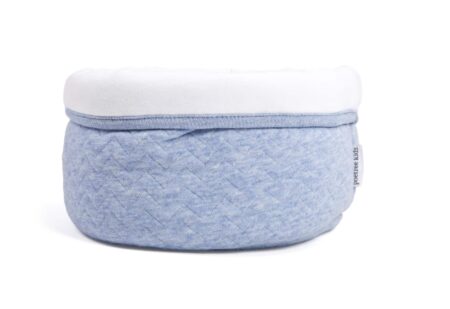 Poetree Kids - Commode mandje - Chevron Denim Blue