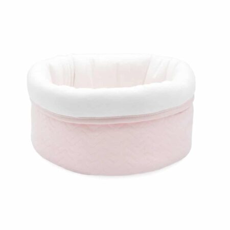 Poetree Kids - Commode mandje - Chevron Light Pink