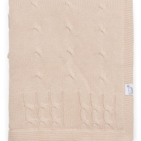 Poetree Kids - Gevoerde deken Chamonix Camel (100x135cm)