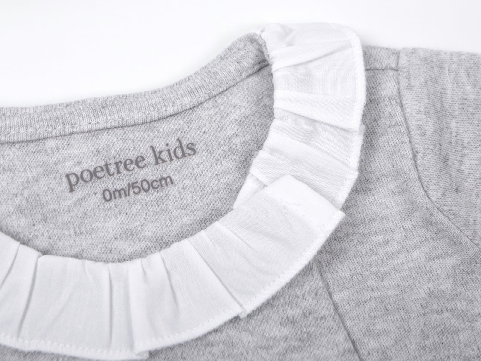 Poetree Kids - Girl Babypakje Chevron Grey maat 56cm