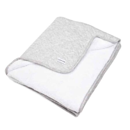 Poetree Kids - Ledikant deken 100x135cm - Chevron Light Grey