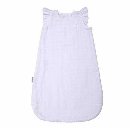 Poetree Kids - Muslin Sleeping White - shoulder ruffle 65cm